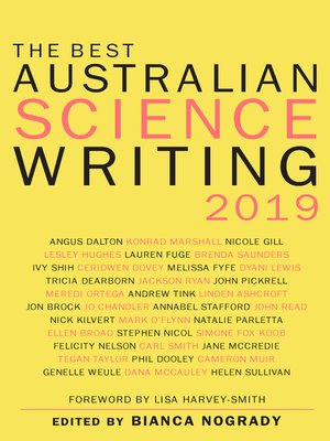 cover image of The Best Australian Science Writing 2019